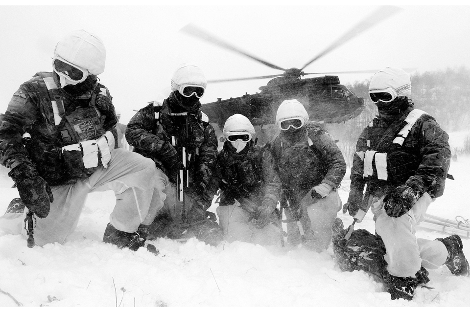 The final exercise of a cold weather warfare course in Norway 