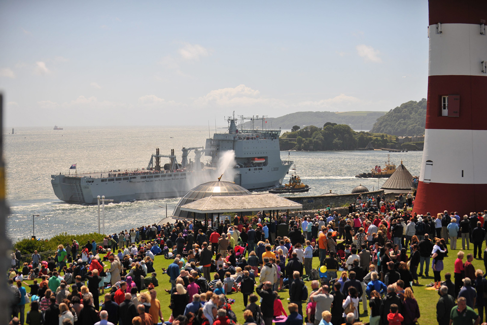 Armed Forces Day national event in Plymouth