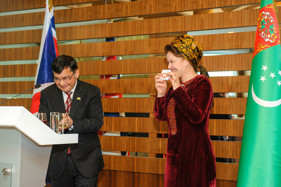 British Ambassador and Turkmen Vice Premier