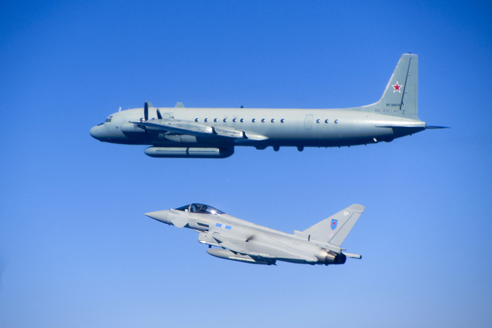 RAF Typhoons intercept two Russian aircraft near Baltic states