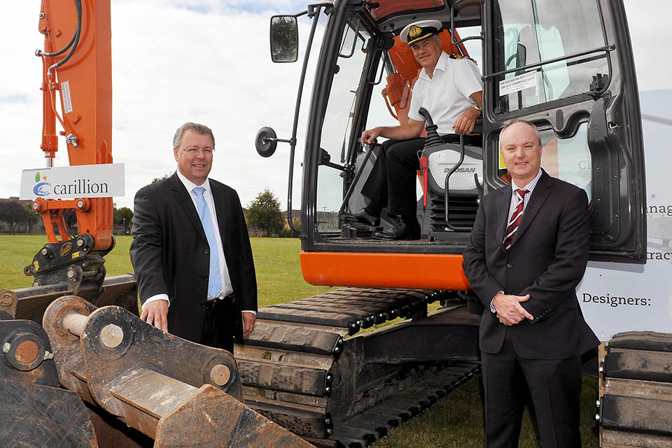 Trevor Pratt, Commodore Jock Alexander and Matt Harris