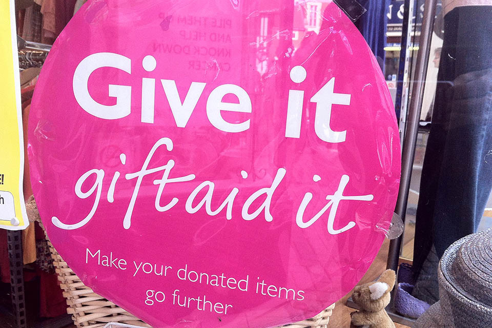 Government to stop charities losing out on Gift Aid