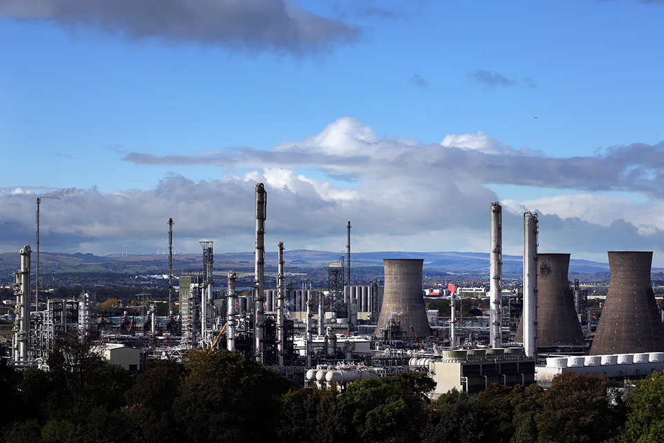 Grangemouth plant: longterm future protected with £230m government infrastructure guarantee