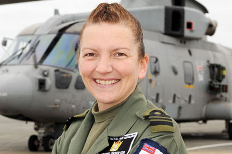 Royal Navy Air Arm welcomes first female Senior Observer