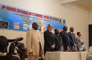 Opening ceremony of the Civil Society National Forum, Kinshasa, Democratic Republic of Congo, 17 July 2013