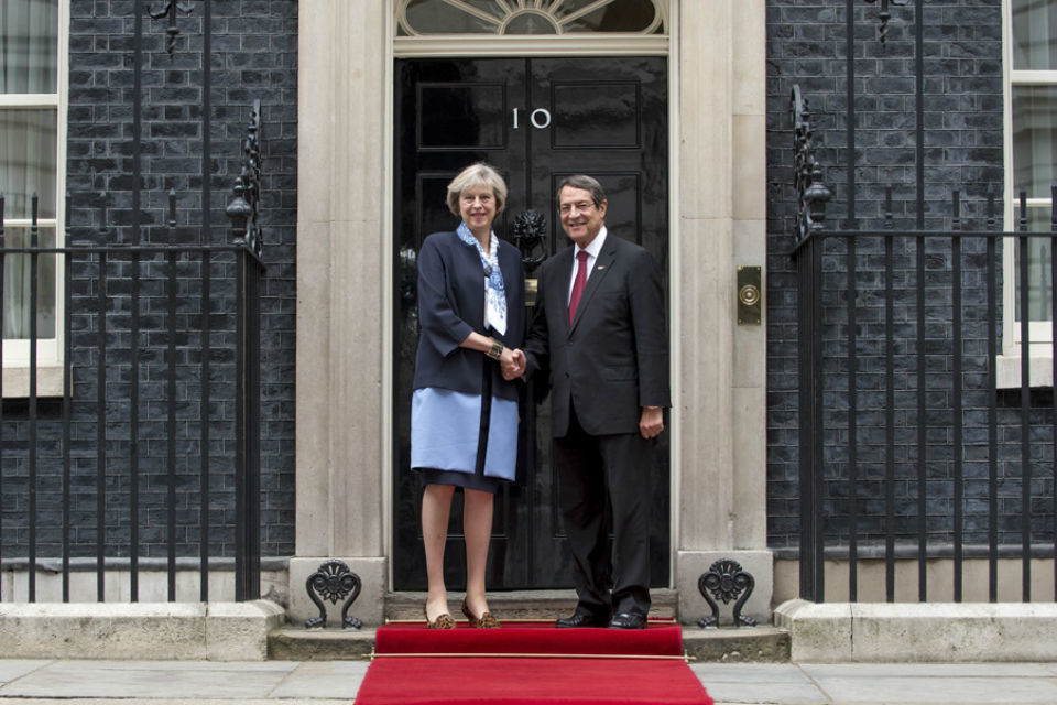 PM meeting with President Anastasiades of Cyprus: 27 September 2016