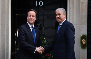 PM meets PM Sellal of Algeria