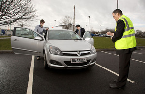 Practical driving test