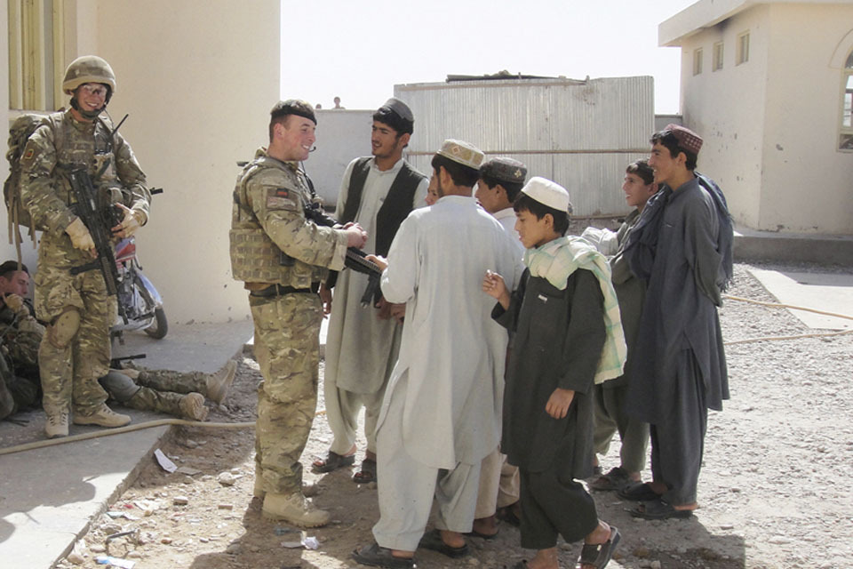 Tank Regiment soldiers support development in Helmand
