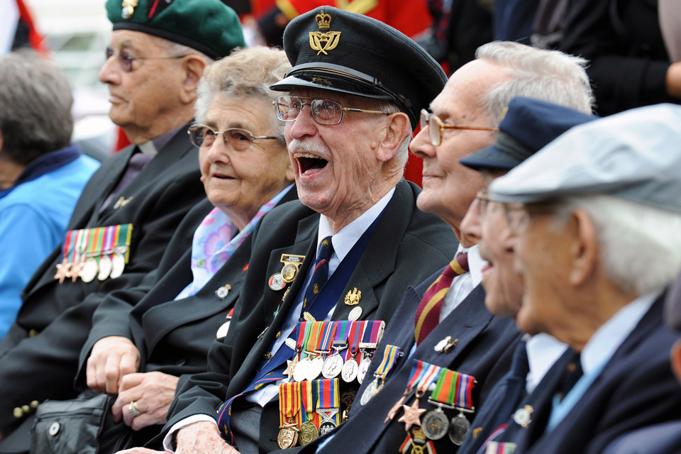 Falklands and Second World War veterans 