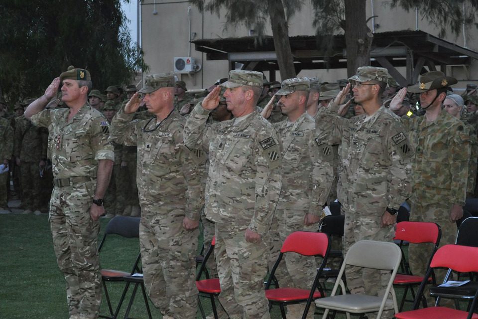 UK personnel join ANZAC Day commemoration in Afghanistan