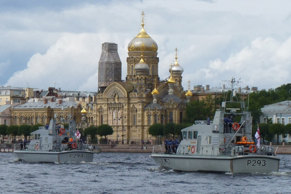 Seafaring students sail to the Baltic with the Royal Navy