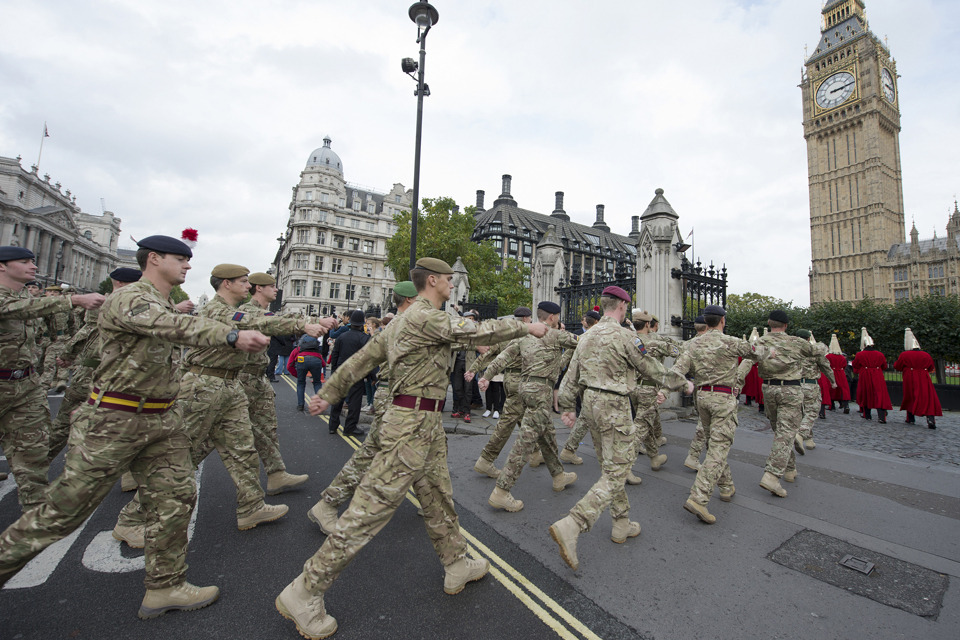 Helmand brigade parades through Westminster