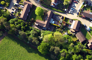 land view from the sky