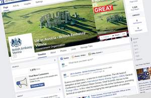 British Embassy Vienna Facebook page