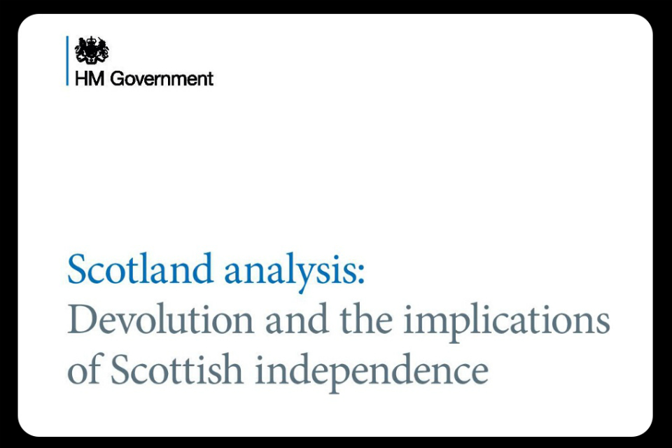 Scotland Analysis paper front page