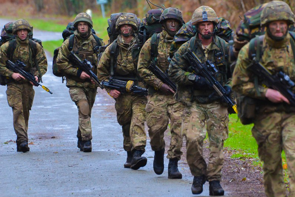 British and French marines taking part in Exercise Gaelic Venture