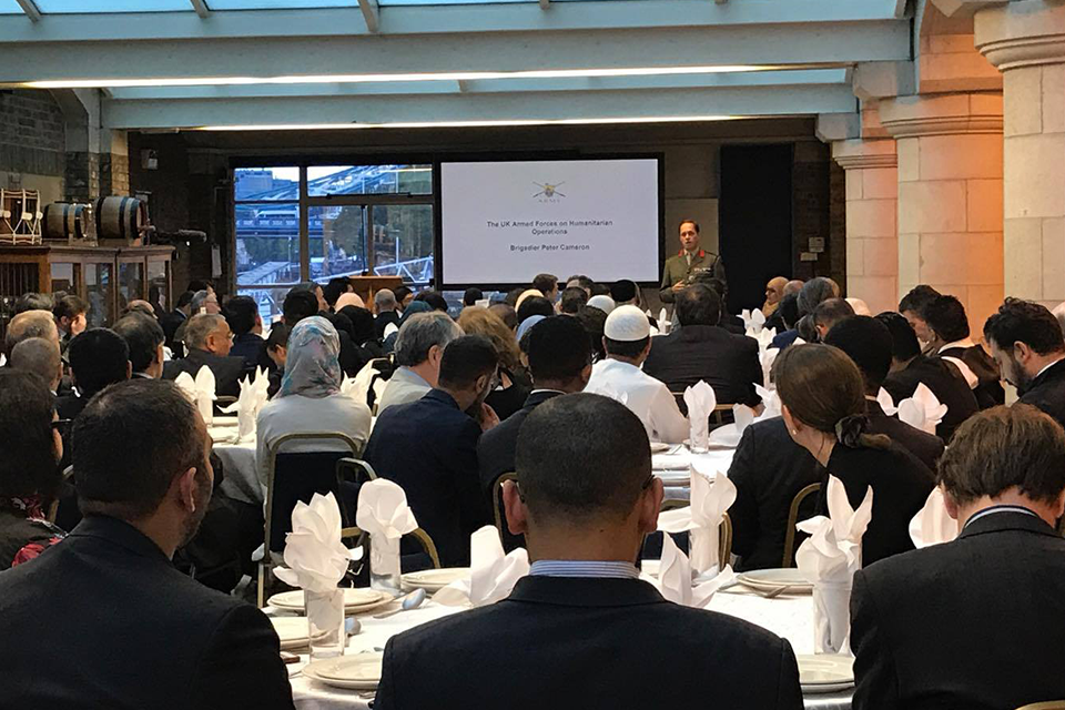 Armed Forces Muslim Forum Celebrates Eid with the Muslim Community