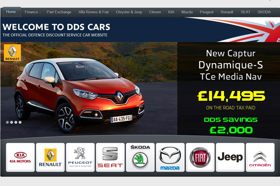 Car prices driven down for armed forces