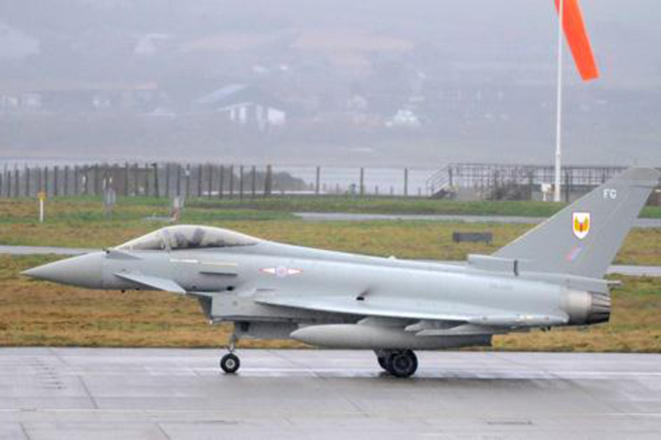 RAF squadron takes delivery of 100th Typhoon