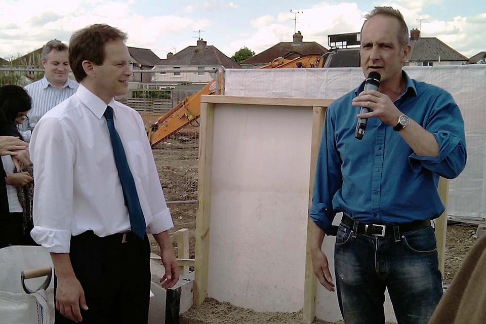 Grant Shapps and Kevin McCloud