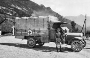 British Red Cross vehicle of WW1