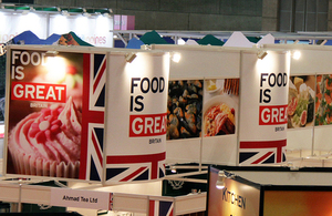 FOODEX JAPAN 2013の英国パビリオン
