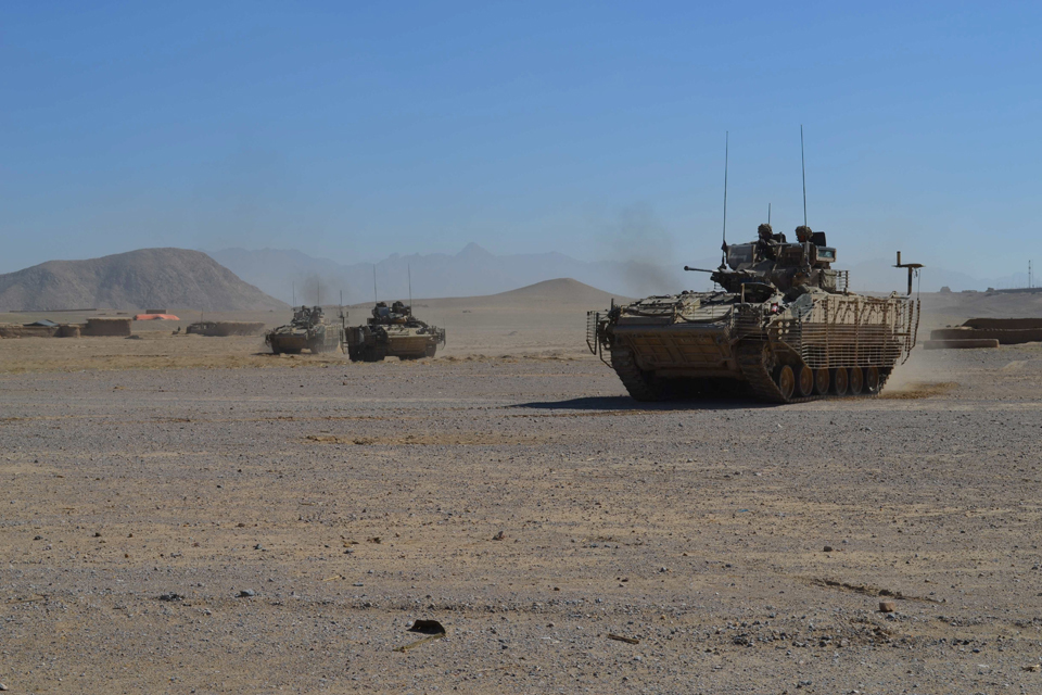 British soldiers intercept drugs in Afghanistan