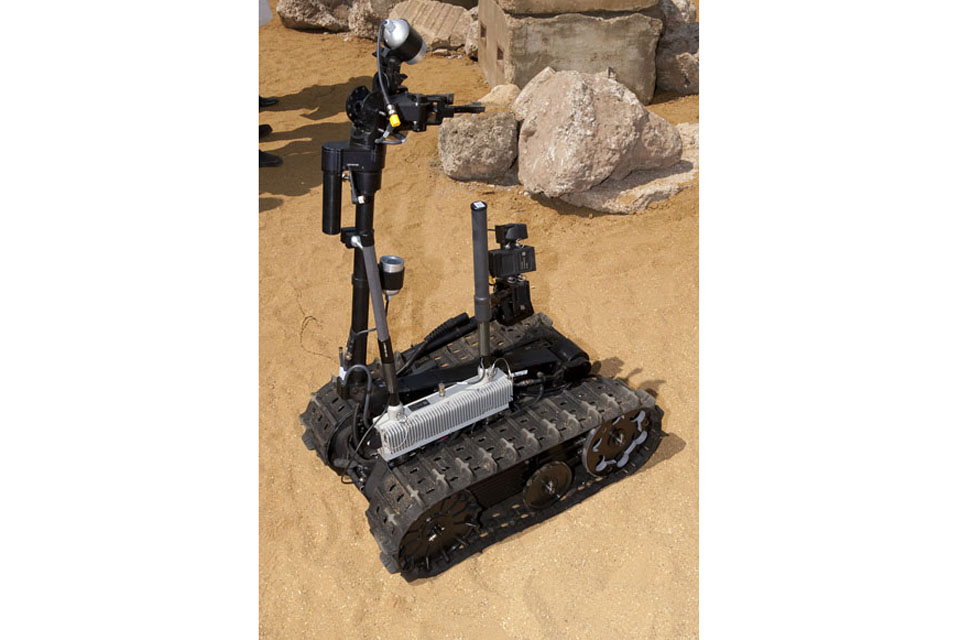 The Talon remote-controlled robot forms part of the latest counter-IED technology