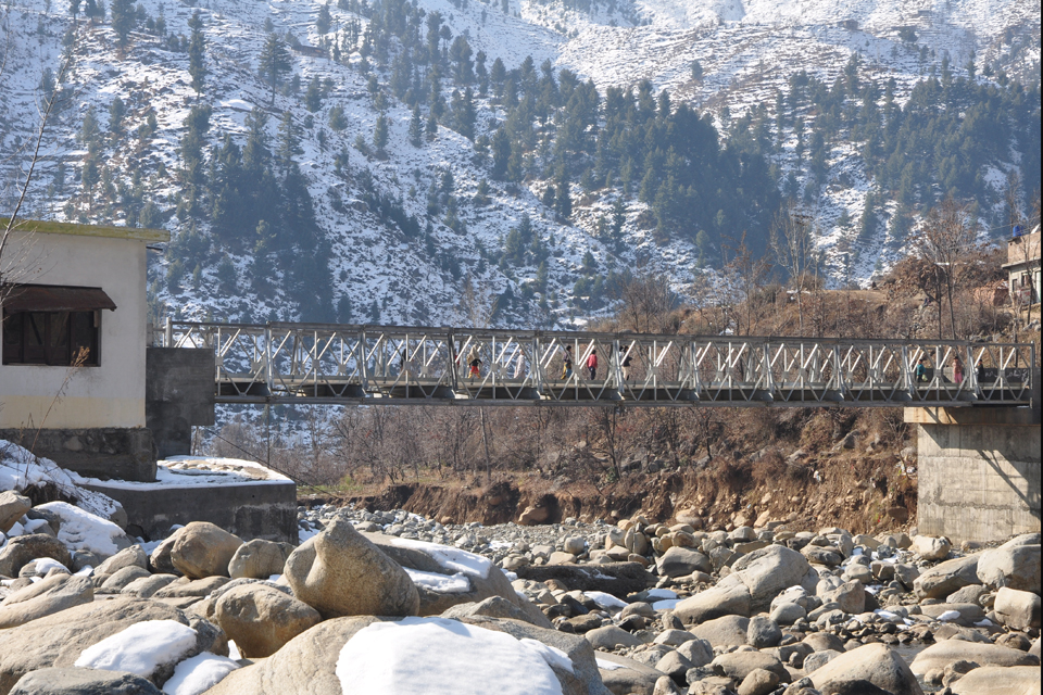 The new bridges are top quality steel bailey-type bridges, designed to withstand large scale floods, and whose quality should not deteriorate for at least 50 years. Picture: FCO