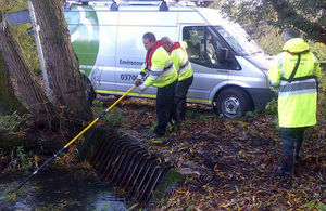 Environment Agency teams are out on the ground, ensuring flood defences are ready, rivers can flow freely and clearing trash screens.