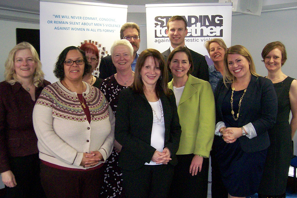 Crime Prevention Minister meets London domestic abuse experts