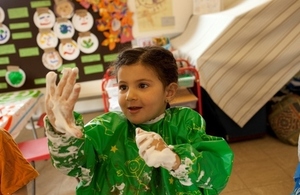 Child in nursery