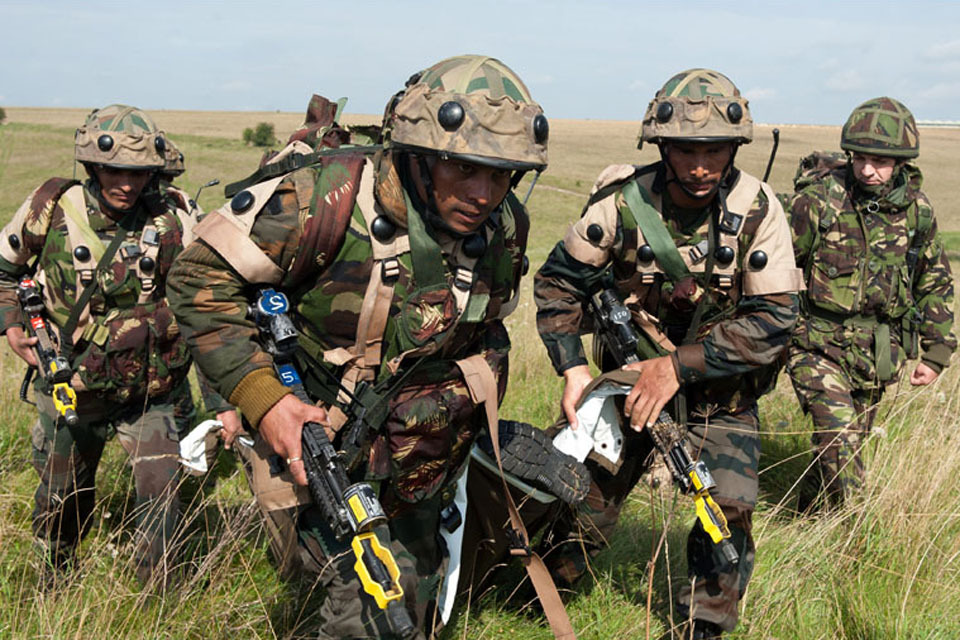 Indian troops complete joint training exercise on Salisbury Plain