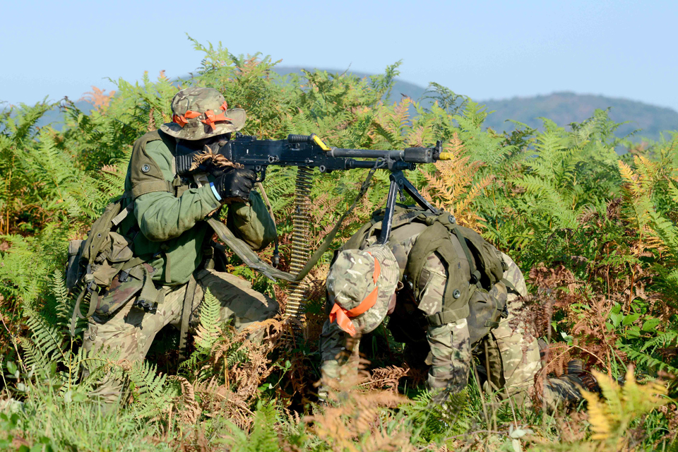 Soldiers from the Royal Anglian Regiment 