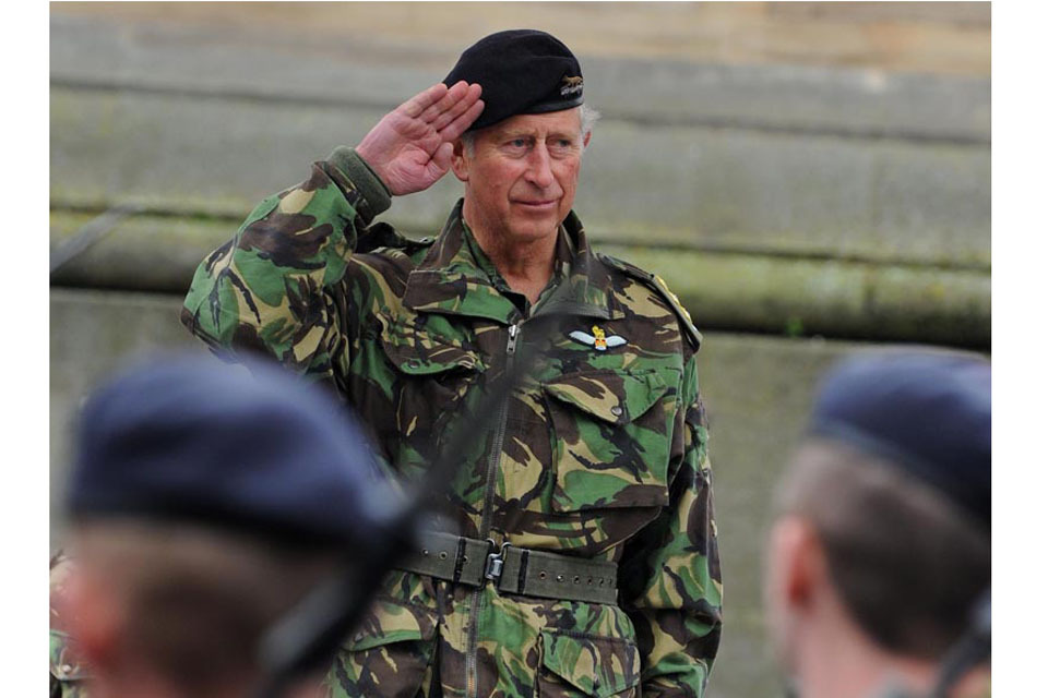 Prince Charles honours TA armoured reconnaissance regiment