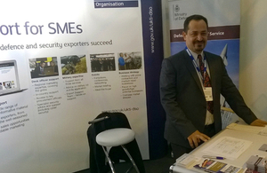 Support for SMEs featured strongly on the UKTI Pavilion at Seawork