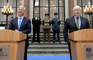 Defence Secretary Michael Fallon officially launched 2016’s Reserves Day at a recognition reception, hosted by Foreign Secretary Boris Johnson on Tuesday