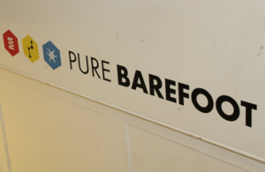 Pure Barefoot sign