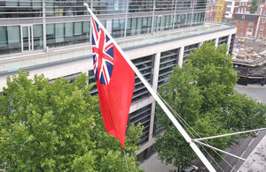 Merchant Navy Day flag