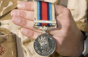 The Operational Service Medal for Afghanistan