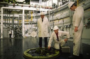 Inside a UK nuclear power station