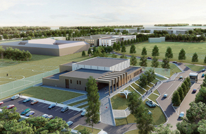 A computer-generated image of the new Defence College of Logistics, Policing and Administration [Picture: Copyright Skanska]