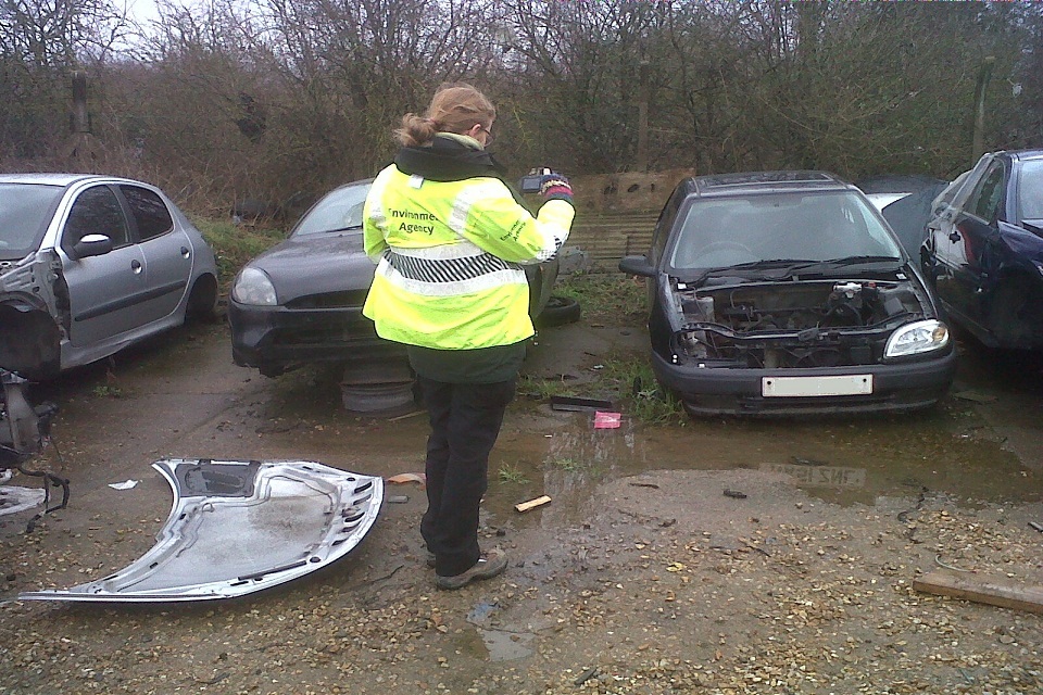 Multi agency clamp down on illegal scrap metal operators in Boston