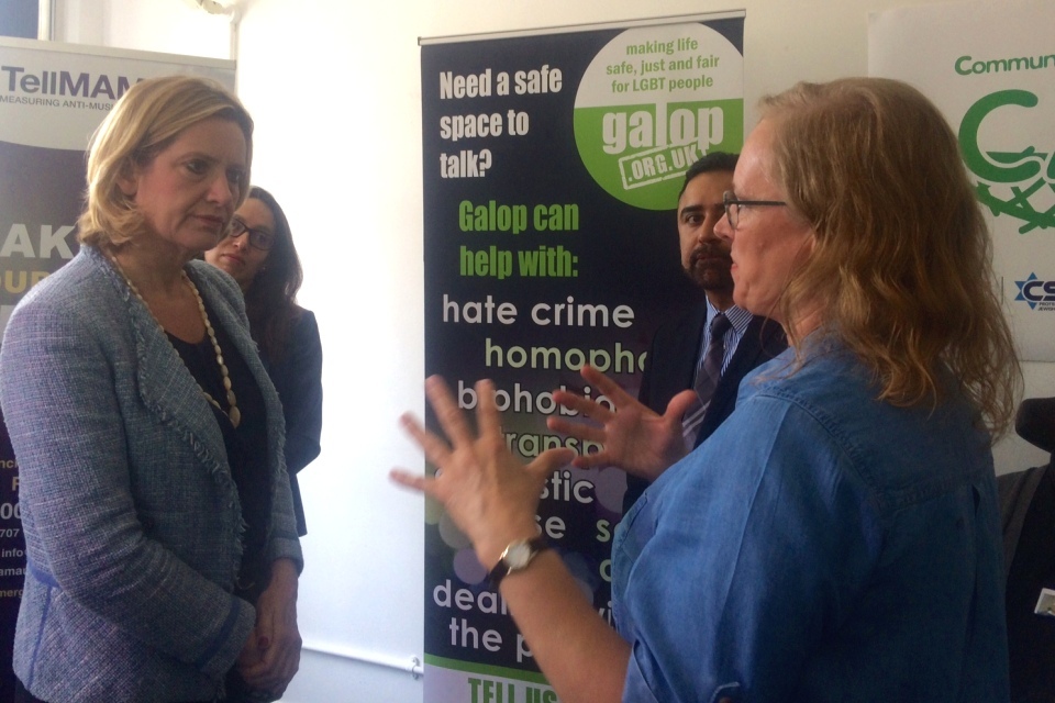 Government support for communities in united drive against hate