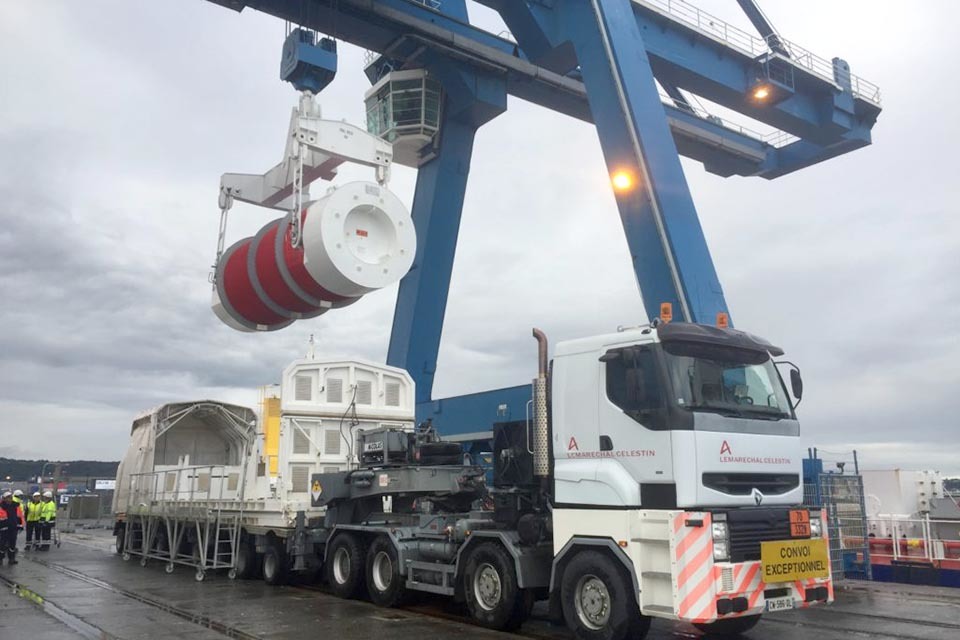 Safe delivery of highly active waste from the UK to Switzerland