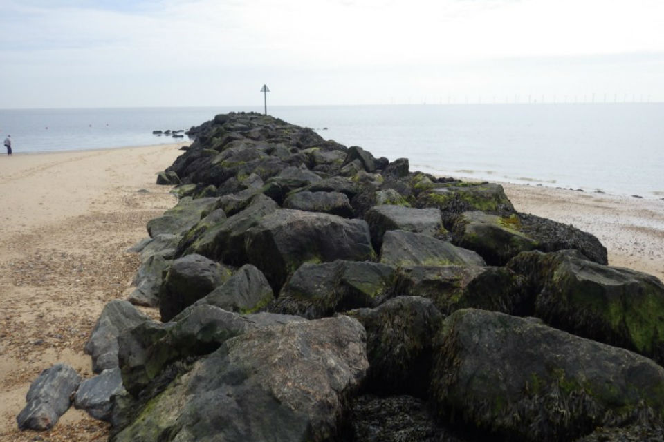 Clacton beach goers advised to stay off the rocks