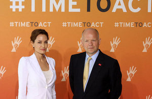 Angelina Jolie and William Hague.