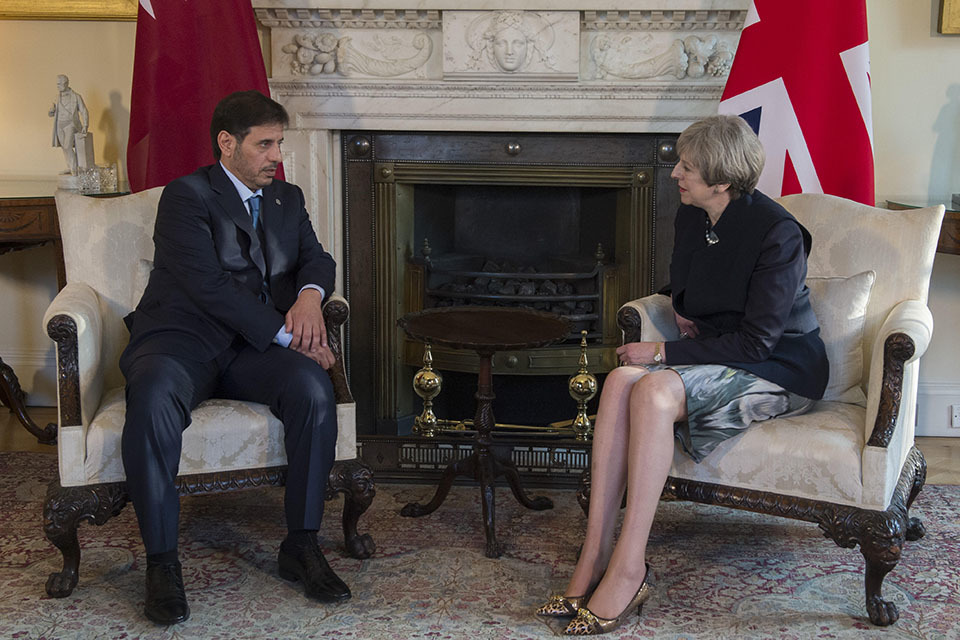 PM meeting with the Prime Minister of Qatar: 27 March 2017