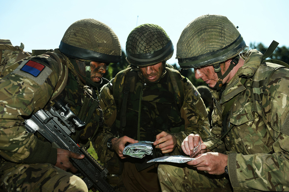 Paras take infantry masterclass at STANTA